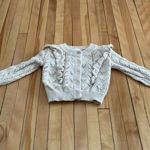 Jamie Kay Ruffle Knit Cardigan